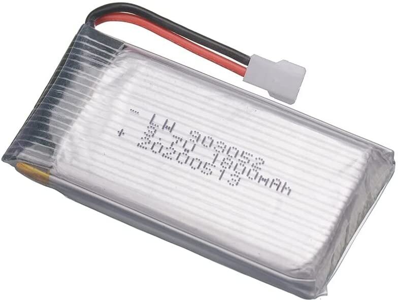 2 vnt. 3,7 V, 1800 mAh Lipo įkraunama baterija, skirta Rc kvadrikopteriams KY601S SYMA X5 X5S X5C X5SC X5SH X5SW M18 H5P kaina ir informacija | Išmanioji technika ir priedai | pigu.lt