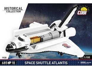 COBI - Конструктор Space Shuttle Atlantis, 1/100, 1930 цена и информация | Конструкторы и кубики | pigu.lt