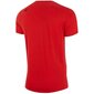 Marškinėliai vyrams 4F M H4Z22 TSM354 62S, raudoni kaina ir informacija | Vyriški marškinėliai | pigu.lt
