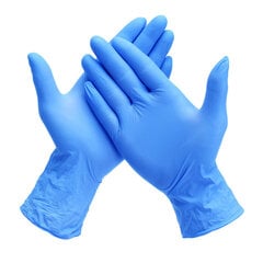 Нитриловые перчатки Intco, синие, размер S, 100 шт. цена и информация | Первая помощь | pigu.lt