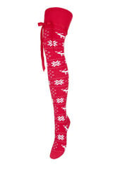 Длинные носки Milena, красные цена и информация | Женские носки | pigu.lt