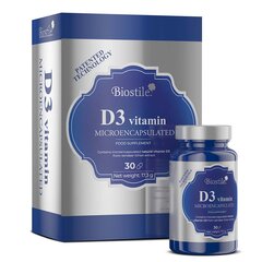 Vitaminas D3 BMT® Mikrokapsuliuota technologija, 30 kapsulių kaina ir informacija | Vitaminai, maisto papildai, preparatai gerai savijautai | pigu.lt