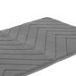 Memory foam kilimėlis Beldray Chevron, 50 x 80 cm, Charcoal grey kaina ir informacija | Vonios kambario aksesuarai | pigu.lt