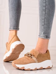 Женские замшевые кроссовки Potocki, бежевые цена и информация | Спортивная обувь, кроссовки для женщин | pigu.lt