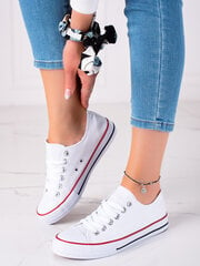 Женские классические белые кроссовки Shelovet цена и информация | Спортивная обувь, кроссовки для женщин | pigu.lt