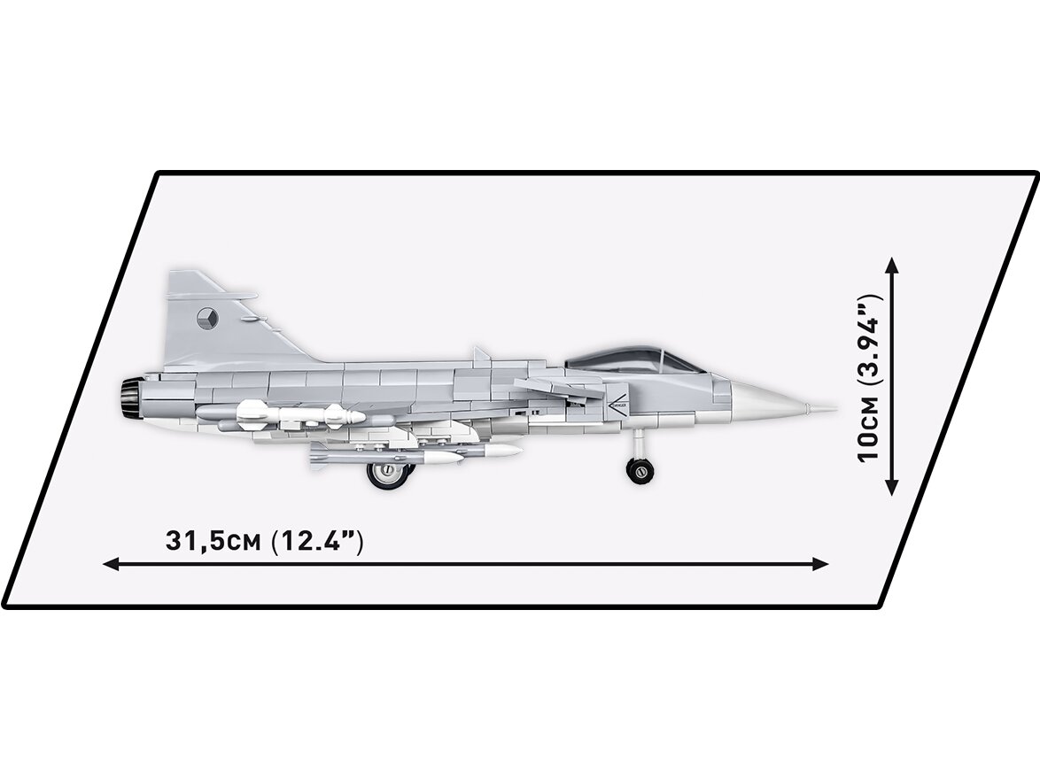 Konstruktorius Cobi Saab JAS 39 Gripen C 5828, 465 d. kaina ir informacija | Konstruktoriai ir kaladėlės | pigu.lt