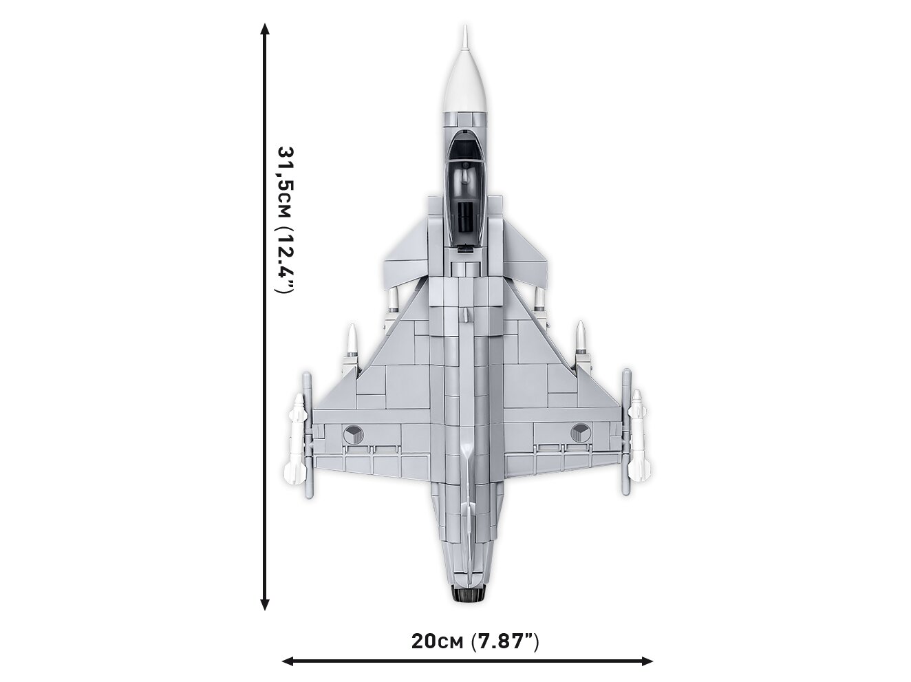 Konstruktorius Cobi Saab JAS 39 Gripen C 5828, 465 d. kaina ir informacija | Konstruktoriai ir kaladėlės | pigu.lt