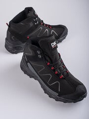 Мужские высокие треккинговые ботинки на шнуровке DK чёрные цена и информация | Мужские ботинки | pigu.lt