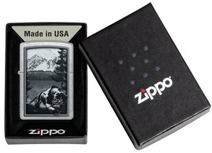 Žiebtuvėlis Zippo 48381 Mountain Lion Design kaina ir informacija | Žiebtuvėliai ir priedai | pigu.lt