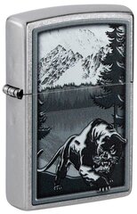 Žiebtuvėlis Zippo 48381 Mountain Lion Design kaina ir informacija | Žiebtuvėliai ir priedai | pigu.lt