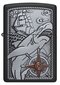 Žiebtuvėlis Zippo 48120 Ship Shark Emblem Design kaina ir informacija | Žiebtuvėliai ir priedai | pigu.lt