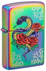 Žiebtuvėlis Zippo 48395 Rose Snake Design kaina ir informacija | Žiebtuvėliai ir priedai | pigu.lt