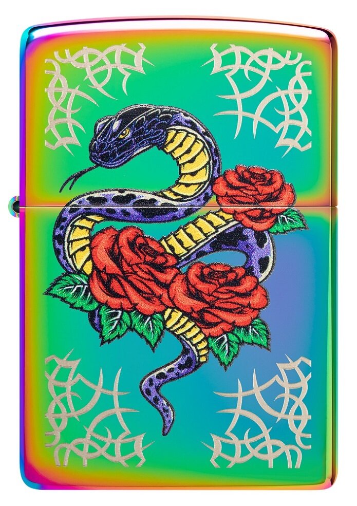 Žiebtuvėlis Zippo 48395 Rose Snake Design цена и информация | Žiebtuvėliai ir priedai | pigu.lt