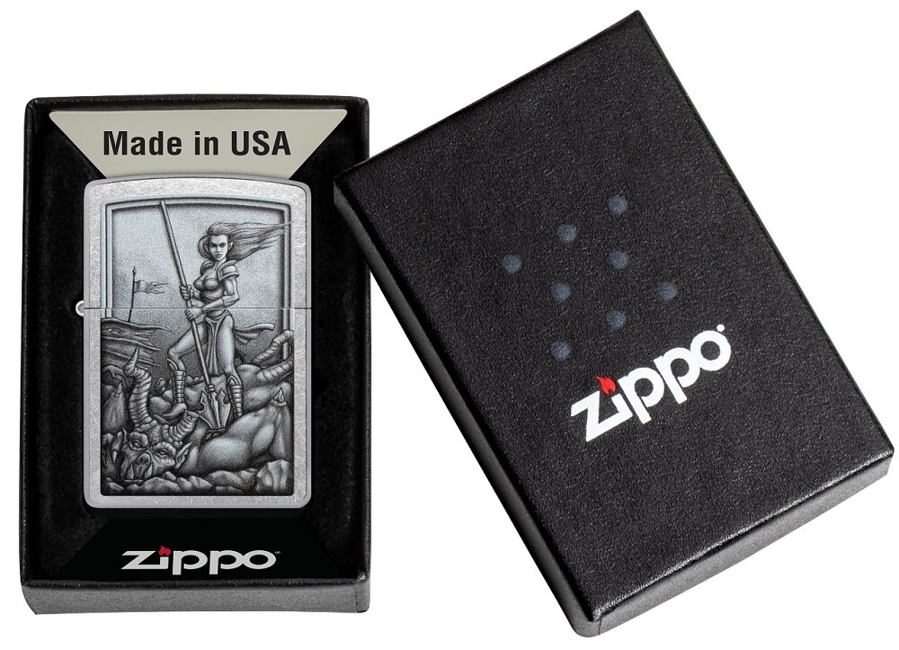 Žiebtuvėlis Zippo 48371 Medieval Mythological Design kaina ir informacija | Žiebtuvėliai ir priedai | pigu.lt