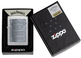 Žiebtuvėlis Zippo 48284 Jack Daniel's® kaina ir informacija | Žiebtuvėliai ir priedai | pigu.lt