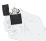 Dovanų rinkinys Zippo 48460 žiebtuvėlis Jack Daniel's® ir odinis dėklas kaina ir informacija | Žiebtuvėliai ir priedai | pigu.lt