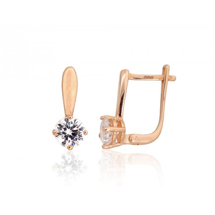 Auksiniai auskarai moterims Diamond Sky Juno Gold XXIX DS02A461 kaina ir informacija | Auskarai | pigu.lt