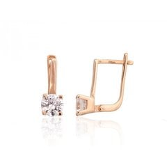 Auksiniai auskarai moterims Diamond Sky Juno Gold XXVIII DS02A460 kaina ir informacija | Auskarai | pigu.lt
