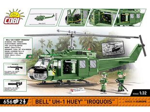 COBI - Конструктор Bell UH-1 Huey Iroquois, 1/32, 2423 цена и информация | Конструкторы и кубики | pigu.lt