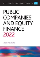 Public Companies and Equity Finance Revised edition цена и информация | Книги по экономике | pigu.lt