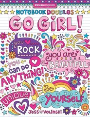 Notebook Doodles Go Girl!: Coloring & Activity Book, Book 6 kaina ir informacija | Knygos mažiesiems | pigu.lt
