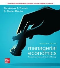 ISE Managerial Economics: Foundations of Business Analysis and Strategy 13th edition kaina ir informacija | Ekonomikos knygos | pigu.lt