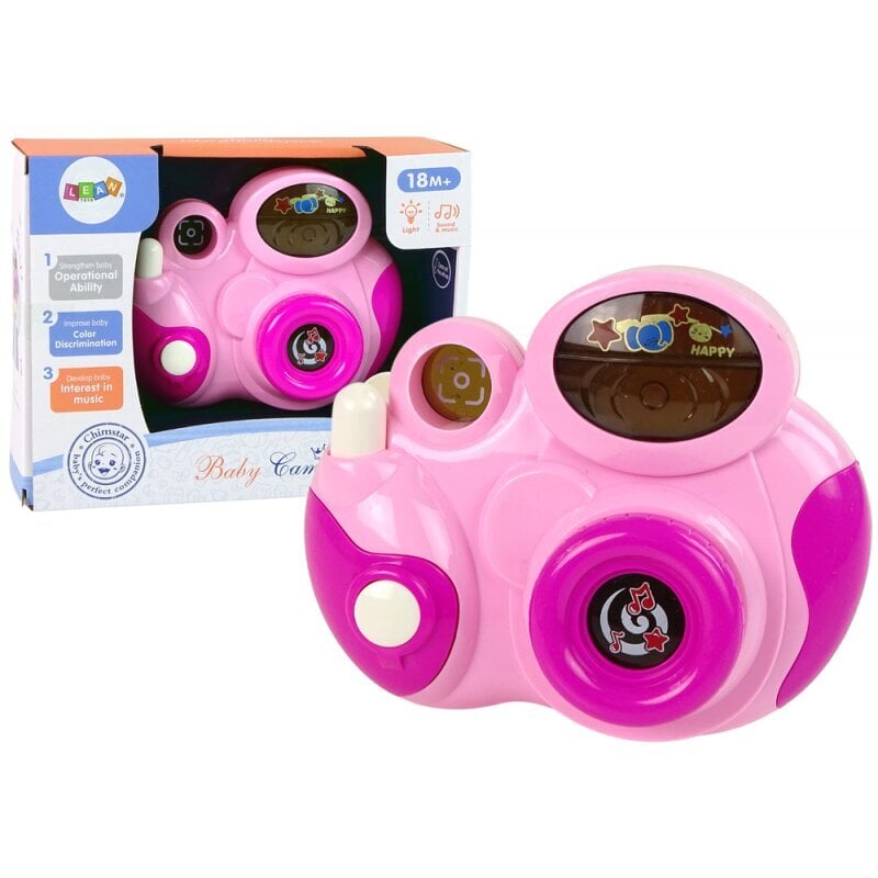 Žaislinė kamera, rožinė kaina ir informacija | Žaislai kūdikiams | pigu.lt