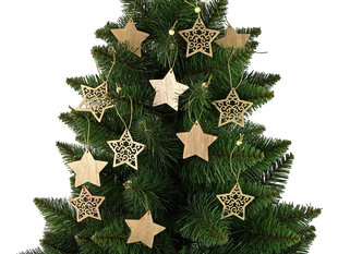 Декоративная бумажная звезда, 50 см цена и информация | Рождественское украшение CA1031, 10 см | pigu.lt