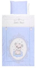 Комплект детского постельного белья Lorelli Little Bear Blue, 100х150 см, из 4 частей цена и информация | Детское постельное бельё | pigu.lt