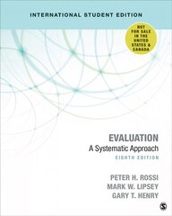 Evaluation - International Student Edition: A Systematic Approach 8th Revised edition цена и информация | Энциклопедии, справочники | pigu.lt