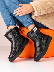 Auliniai batai moterims W. Potocki, juodi kaina ir informacija | Aulinukai, ilgaauliai batai moterims | pigu.lt