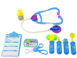 Daktaro instrumentų rinkinys, mėlynas kaina ir informacija | Žaislai mergaitėms | pigu.lt