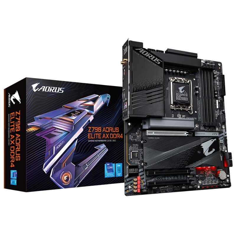 Gigabyte Z790 A ELITE AX, ATX, LGA1700, DDR4, WIFI kaina ir informacija | Pagrindinės plokštės | pigu.lt