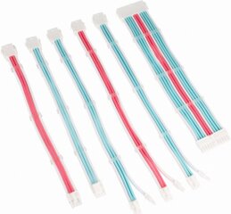 Kolink Core 6 Cables White | Neon Blue | Pure Pink цена и информация | Кабели и провода | pigu.lt