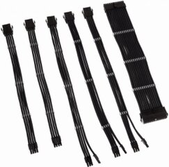 Kolink Core 6 Cables Black | White цена и информация | Кабели и провода | pigu.lt