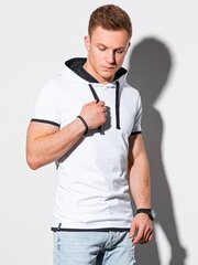 Marškinėliai vyrams Ombre AMD18892, balti kaina ir informacija | Vyriški marškinėliai | pigu.lt