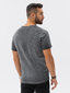 Marškinėliai vyrams Ombre AMD19292, juodi kaina ir informacija | Vyriški marškinėliai | pigu.lt