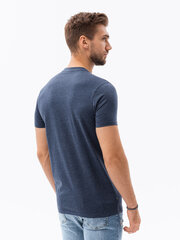 Marškinėliai vyrams Ombre AMD19427, mėlyni цена и информация | Мужские футболки | pigu.lt