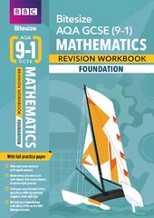 BBC Bitesize AQA GCSE (9-1) Maths Foundation Workbook for home learning, 2021 assessments and 2022 exams: for home learning, 2022 and 2023 assessments and exams kaina ir informacija | Knygos paaugliams ir jaunimui | pigu.lt