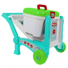 Daktaro rinkinys 3in1 medicinos vežimas + priedai kaina ir informacija | Žaislai mergaitėms | pigu.lt