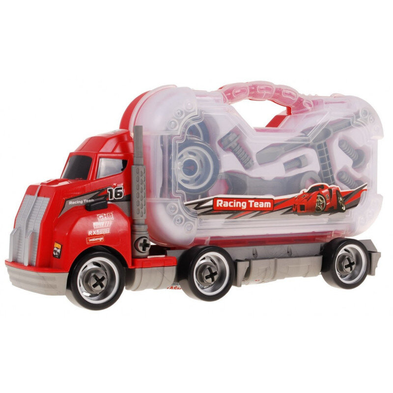Išrenkamas sunkvežimis - lagaminas su atsuktuvais цена и информация | Žaislai berniukams | pigu.lt