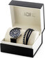 Pacific MEN'S WATCH X0087-07 - gift set (zy093d) X0087-07 kaina ir informacija | Vyriški laikrodžiai | pigu.lt