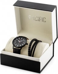 Pacific MEN'S WATCH X0087-10 - gift set (zy093c) X0087-10 kaina ir informacija | Vyriški laikrodžiai | pigu.lt