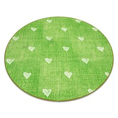 Rugsx vaikiškas kilimas Hearts, 133 cm kaina ir informacija | Kilimai | pigu.lt