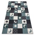 Rugsx vaikiškas kilimas Stars, 100x200 cm