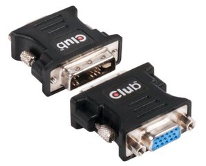 Adapteris Club 3D DVI to VGA Passive,CAA-DMA>CFA kaina ir informacija | Adapteriai, USB šakotuvai | pigu.lt