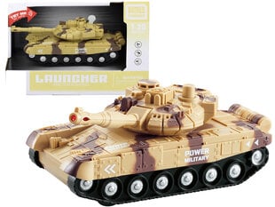 Karinis tankas su garso ir šviesos efektais kaina ir informacija | Žaislai berniukams | pigu.lt