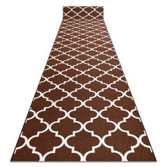 Rugsx ковровая дорожка Maroko 30351, коричневая, 57 см цена и информация | Ковры | pigu.lt