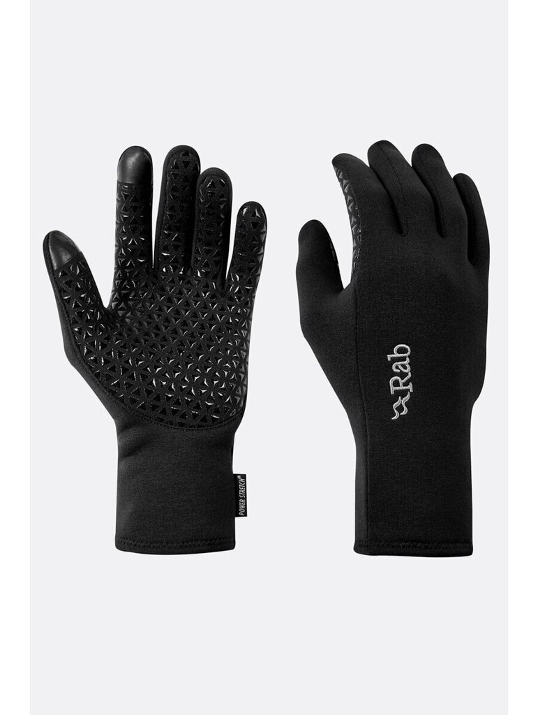 Pirštinės vyrams Rab Power Stretch Contact Grip Glove QAH-53-BL-XL kaina ir informacija | Vyriški šalikai, kepurės, pirštinės | pigu.lt