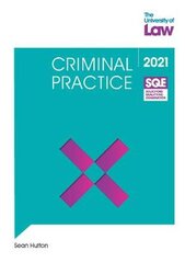 SQE - Criminal Practice цена и информация | Книги по экономике | pigu.lt